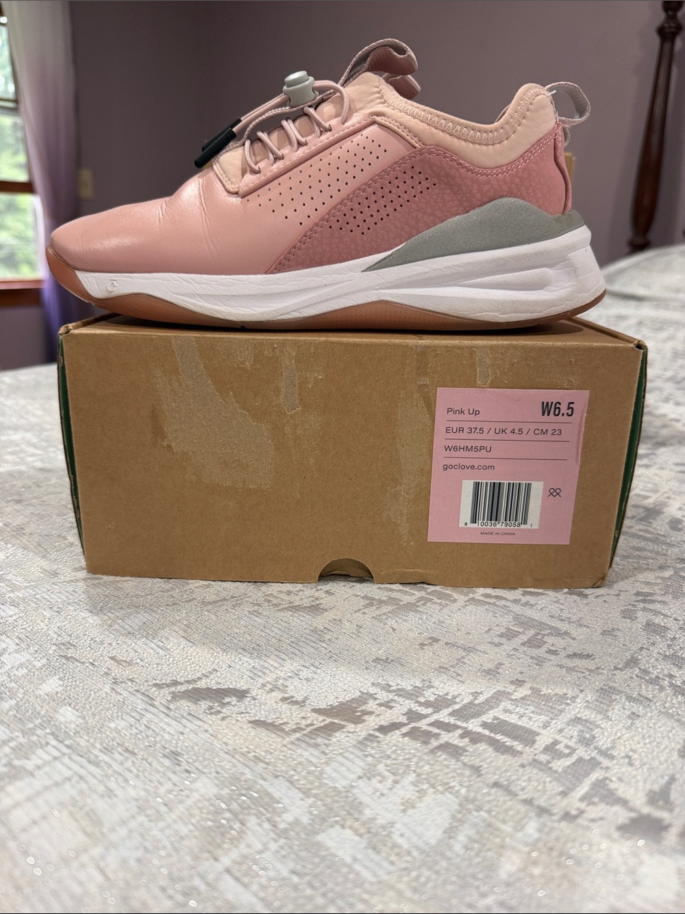 Clove Pink Up Women’s Pink Casual Sneakers - W6.5